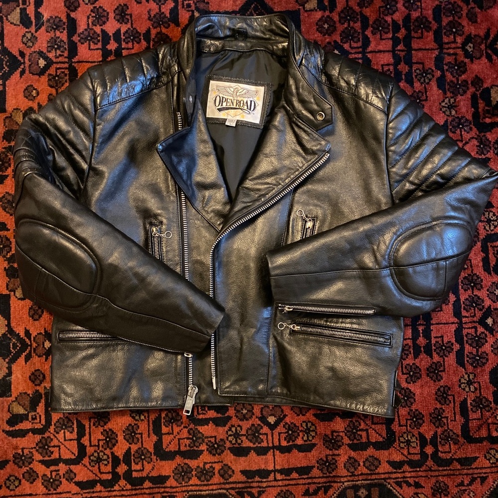 Retro Leather Jacker